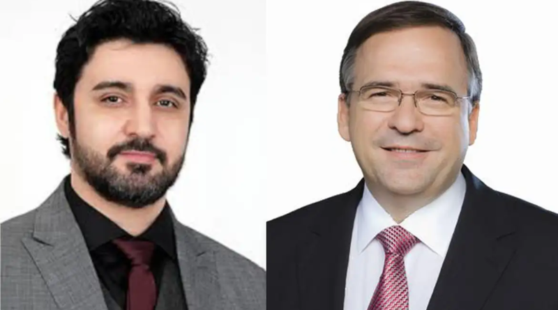 Fred Rodrigues (PL) e Sandro Mabel (União), candidatos à prefeitura de Goiânia