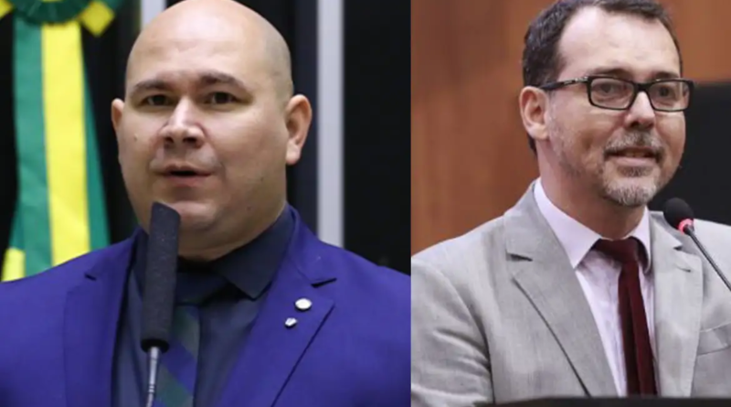 Abilio Brunini (PL) e Lúdio (PT) , candidatos à prefeitura de Cuiabá (MT)