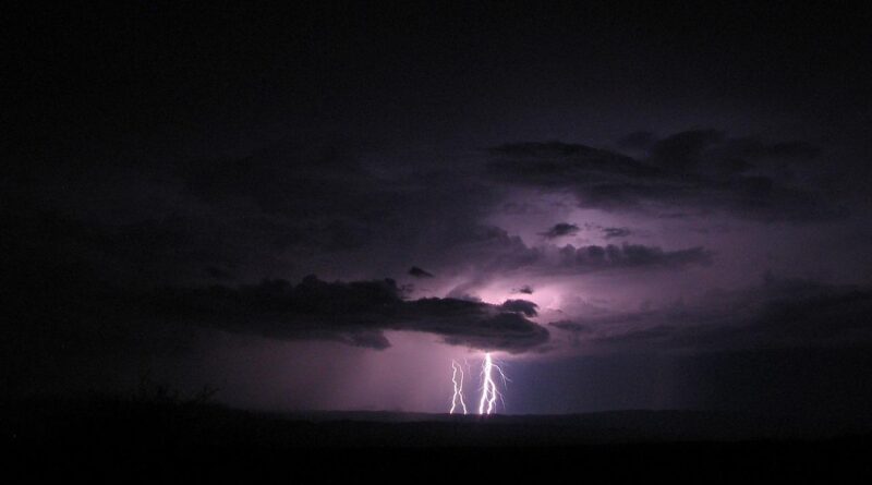 chuva com raios, temporais, previsão do tempo