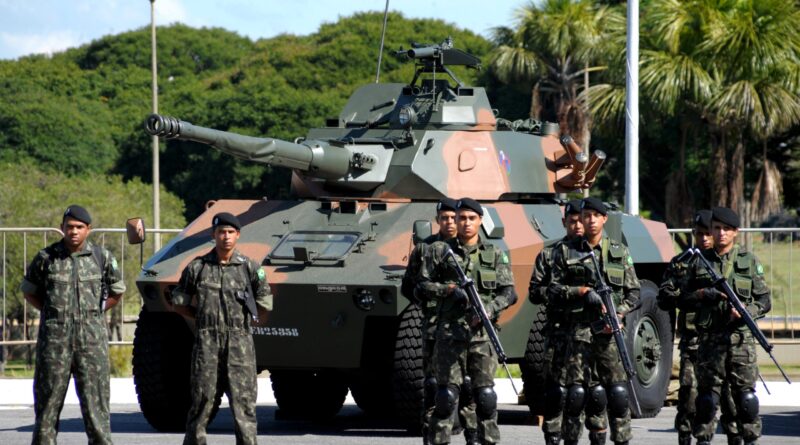 Exército brasileiro incêndio