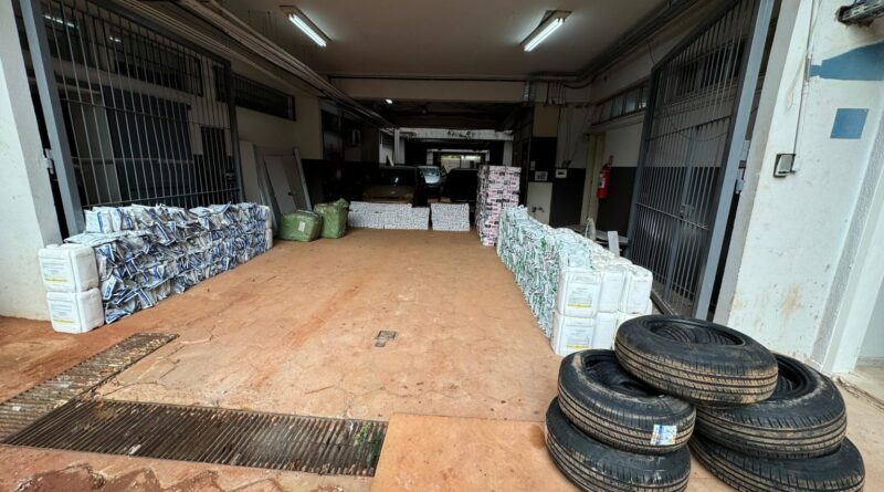 produtos agrícolas apreendidos por policiais