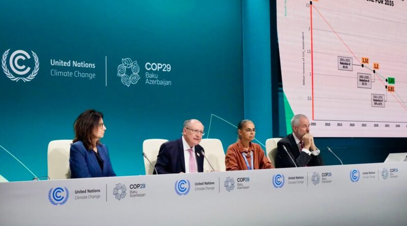 Brasil COP29 - meta de redução de emissões