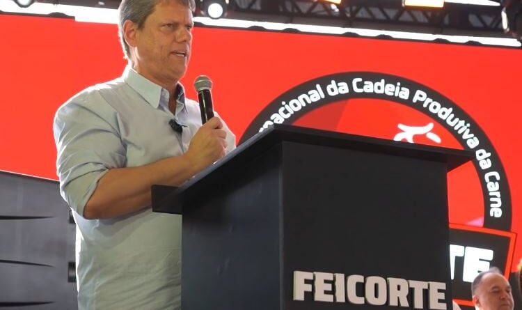 Tarcísio de Freitas - Feicorte rastreabilidade bovinos