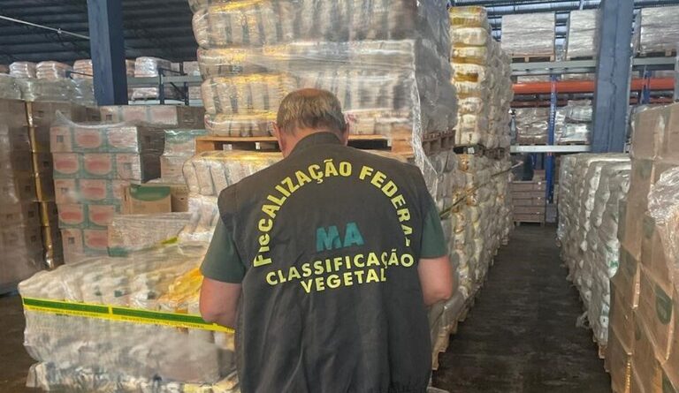 arroz adulterado apreensão Mapa