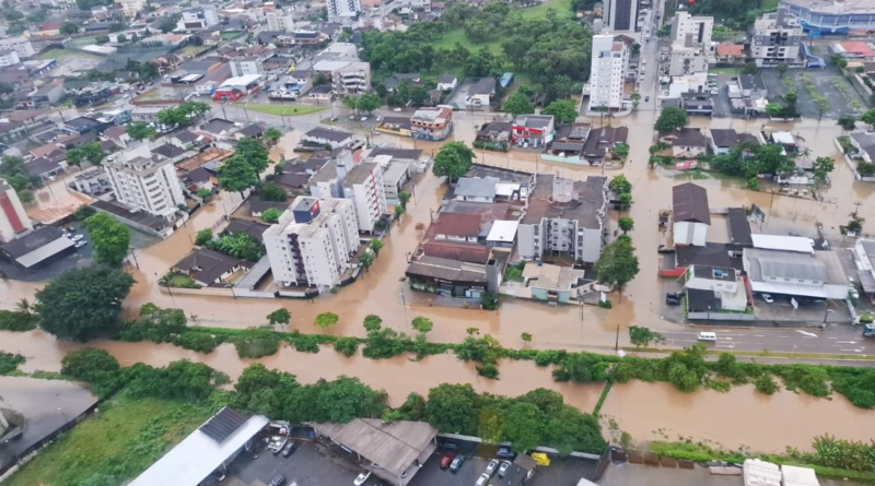 chuva em Santa Catarina
