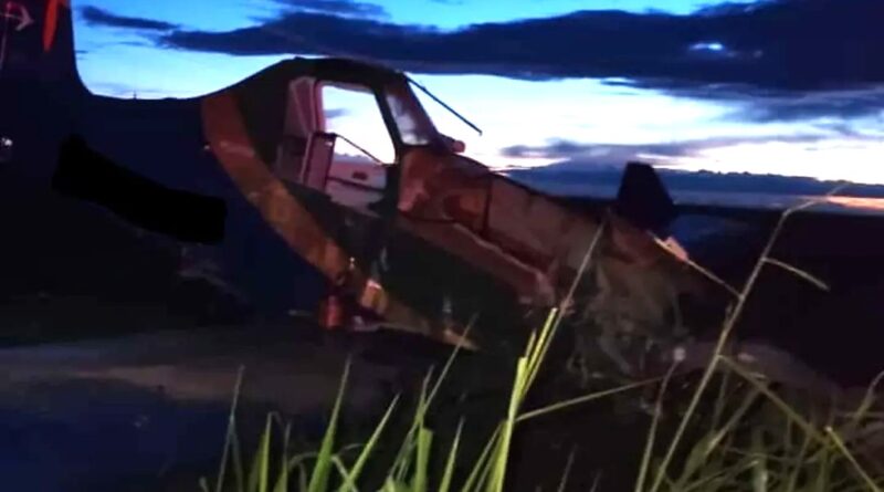 avião agrícola cai em correntina, no oeste da Bahia