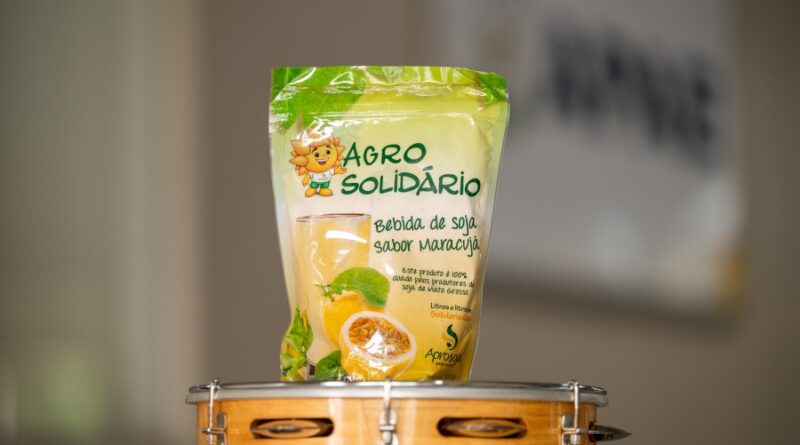 Saquinho de bebida de soja