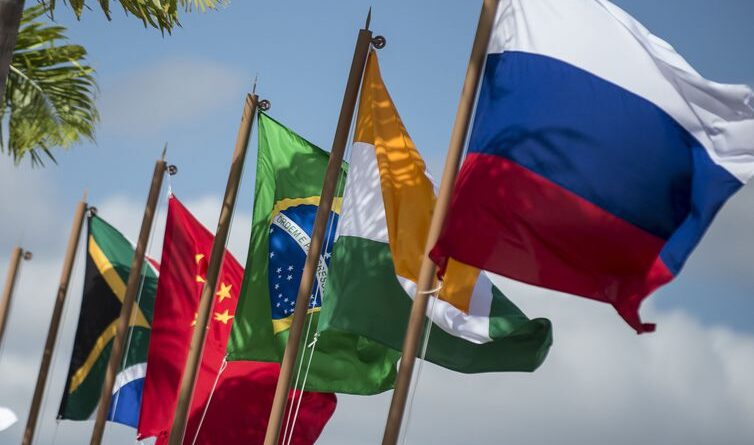 Bandeiras dos países do Brics