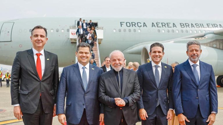 Delegação brasileira no Japão