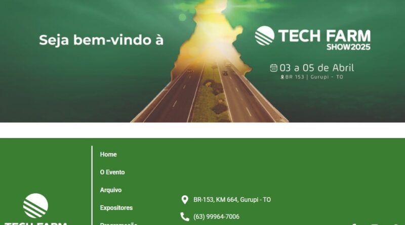 Cancelamento da Tech Farm Show/ Tocantins