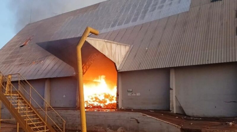 incêndio, algodão, armazém, galpão, Zanotto Cotton, Luís Eduardo Magalhães