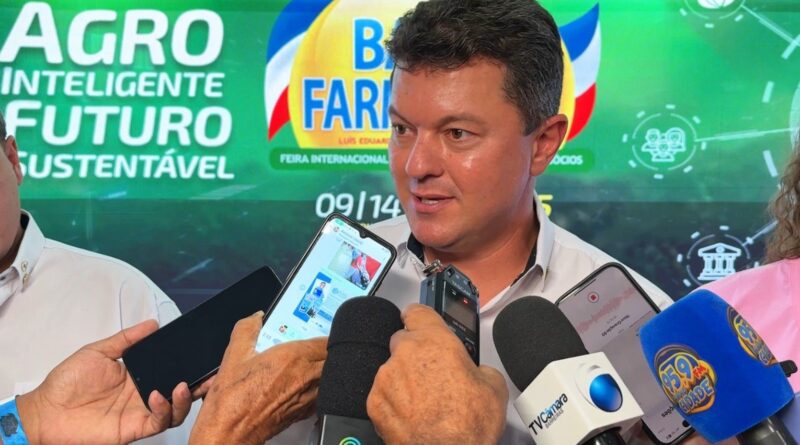 Moisés Schmidt, presidente da Aiba, falou sobre mudança de nome da Bahia Farm Show, feira agrícola