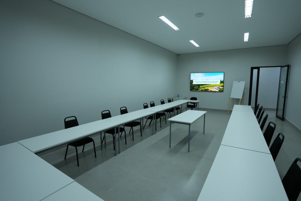 Sala de aula do Centro de Treinamento de Piracicaba