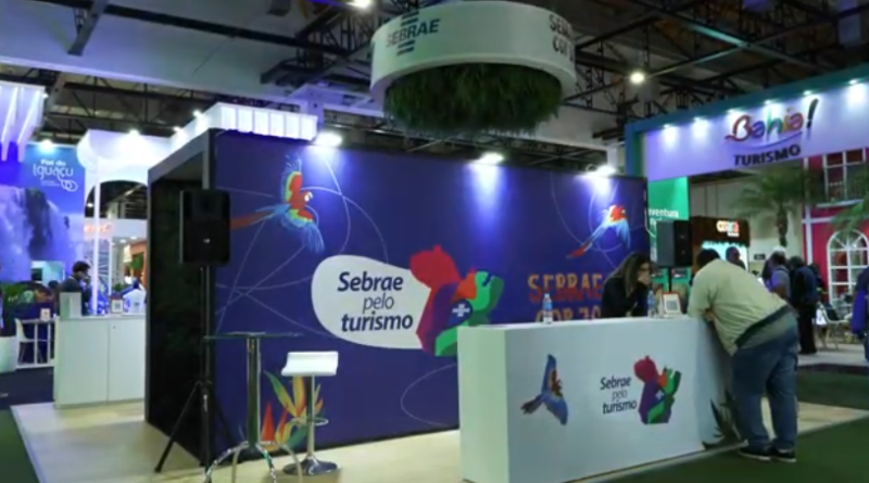 Estande do Sebrae/PA, na feira WTM Latin America