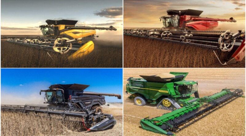 Safra recorde impulsiona lançamentos de colheitadeiras gigantes na Agrishow
