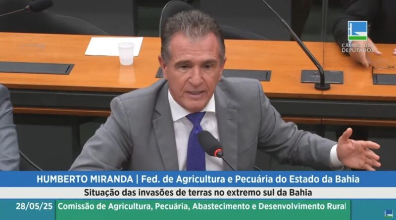 "Viemos pedir socorro", diz presidente da Faeb sobre invasões de terra na Bahia