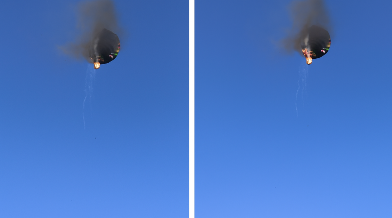 Balão cai e deixa mortos em Praia Grande (SC)