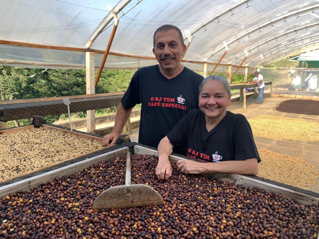 Casal do Rio de Janeiro produtores de café 