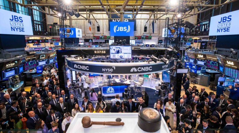 JBS estreia na Bolsa de NY e fortalece papel do Brasil como potência global de alimentos