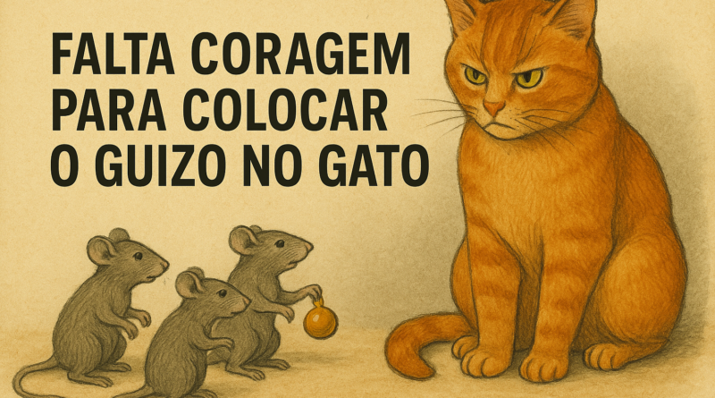 Quem vai colocar o guizo no gato?