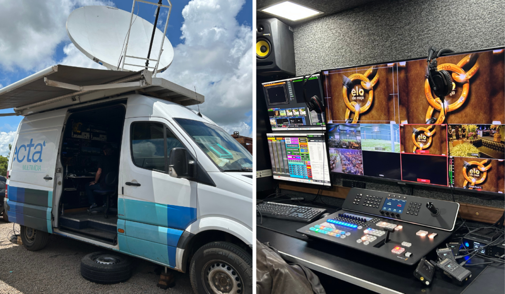 Unidade Móvel por fora e por dentro