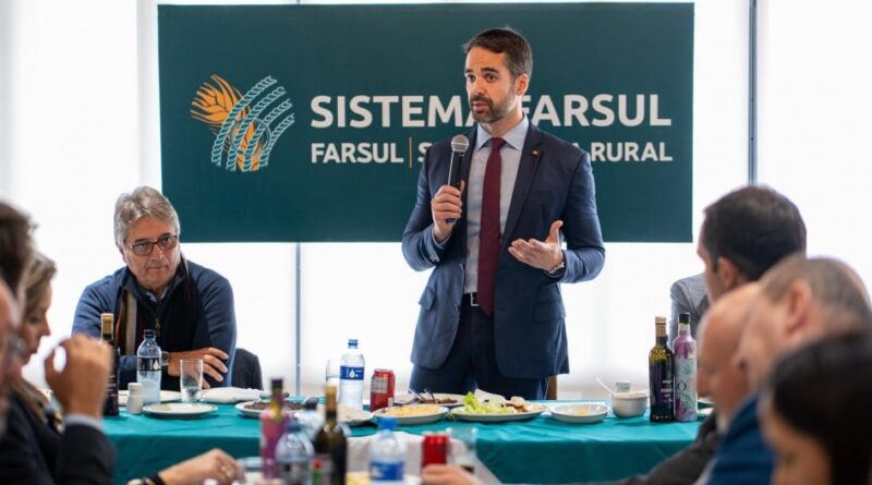 governador do RS Eduardo Leite reuniçao Farsul