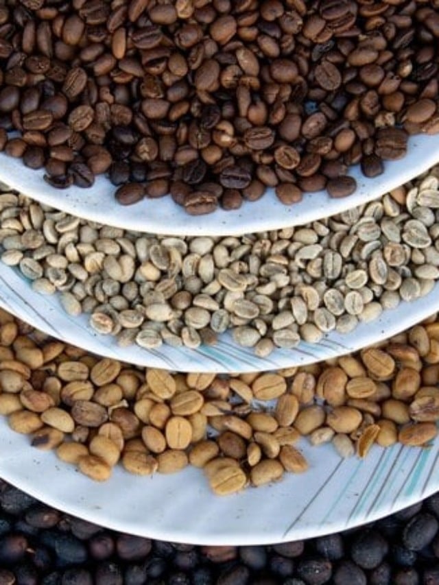 grãos de café