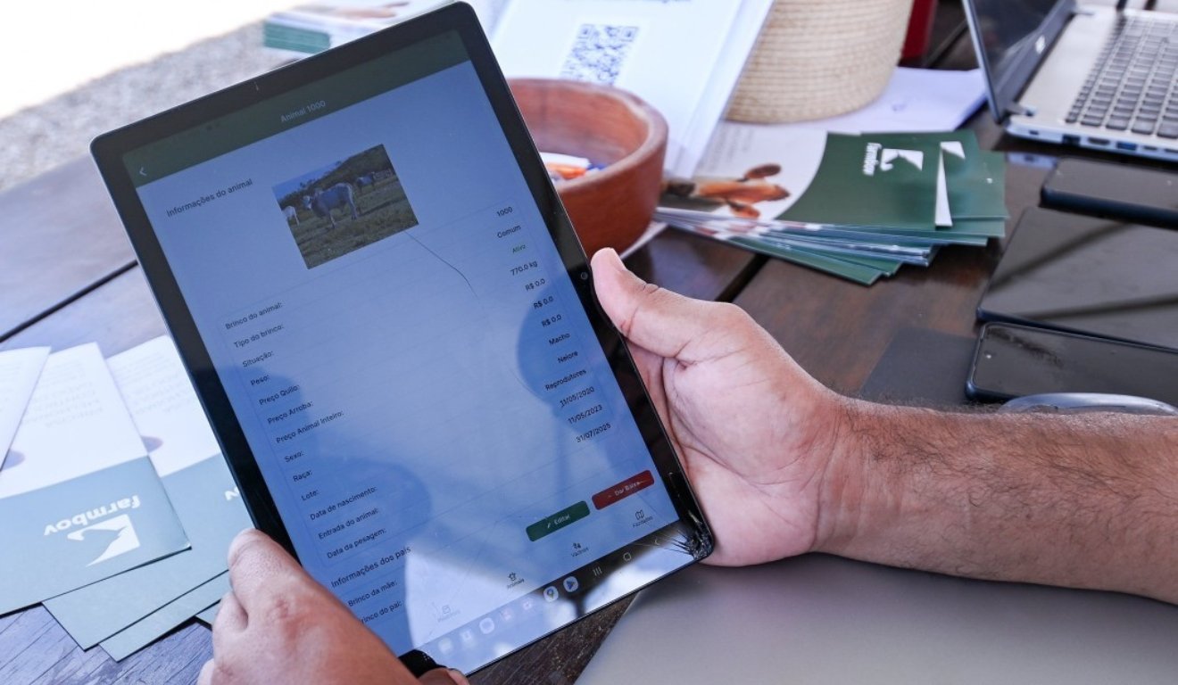 Aplicativo Farmbov para pecuaria de corte