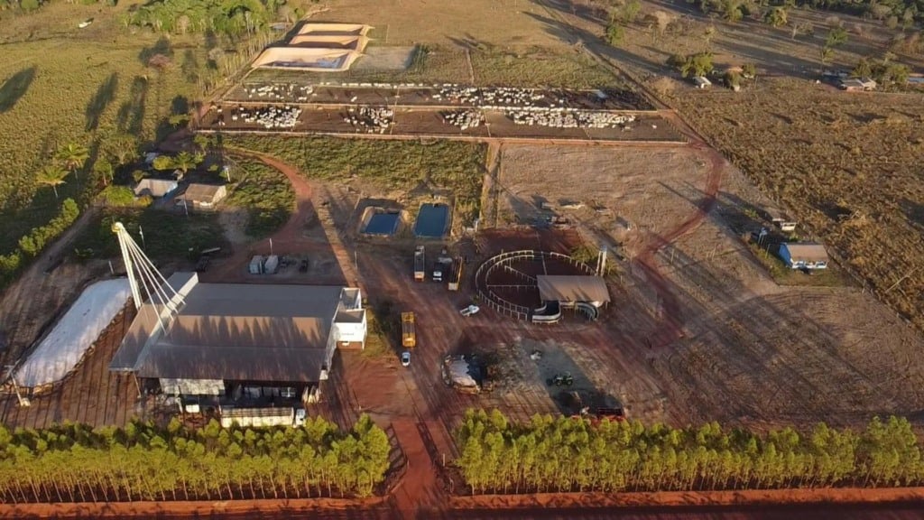 Vista aérea do sítio Shofar. Foto: Matheus Roz