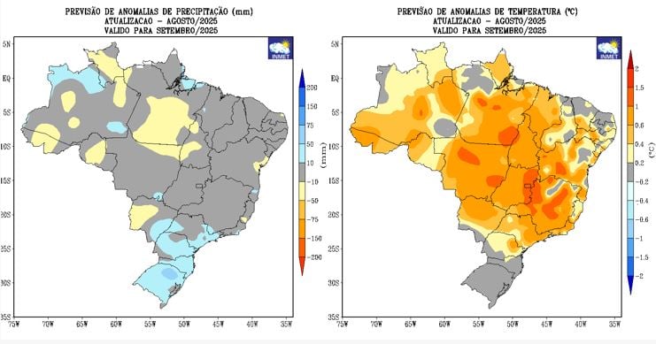 mapa chuva temperaturas