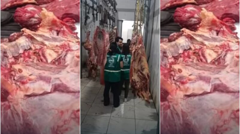 100 kg de carne com suspeita de tuberculose são apreendidos em mercado municipal