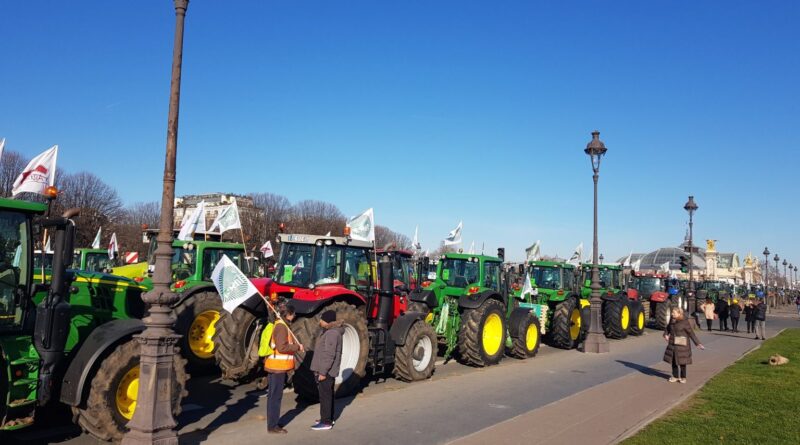 Agricultores franceses protestam contra o acordo Mercosul-União Europeia