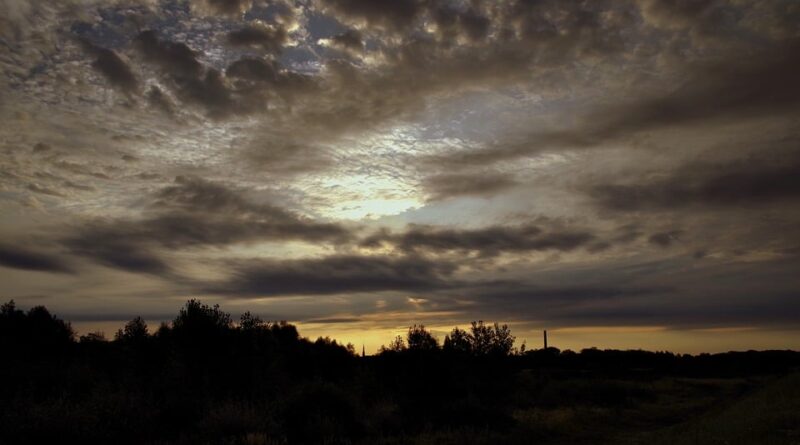 nuvens de chuva. previsão do tempo, sul