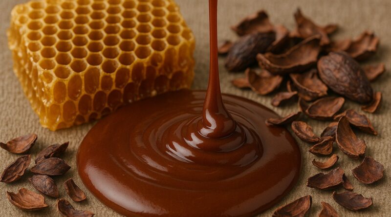 Mel de chocolate? Novidade é feita a partir de cascas de cacau e produto de abelhas nativas