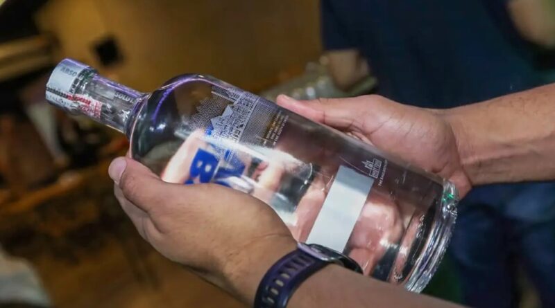 bebidas falsificadas polícia