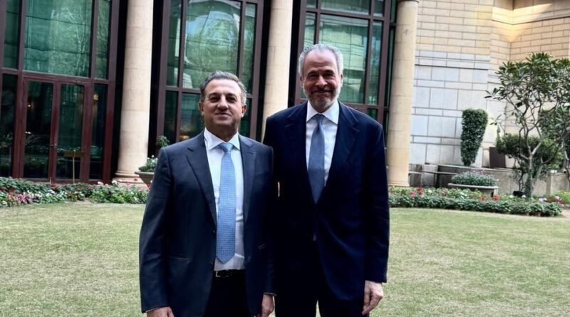 Jai Shroff e o presidente da COP30, André Corrêa do Lago