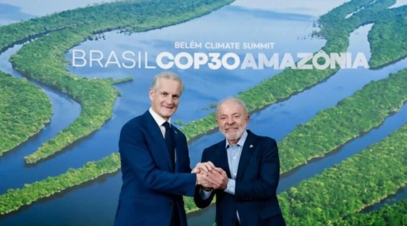 primeiro-ministro Jonas Gahr Støre e o presidente Lula - TFFF