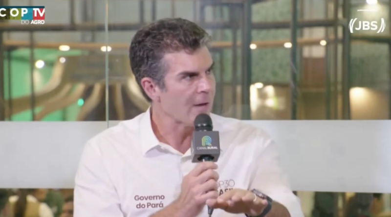 Governador do Pará cobra reconhecimento econômico da floresta viva na COP30