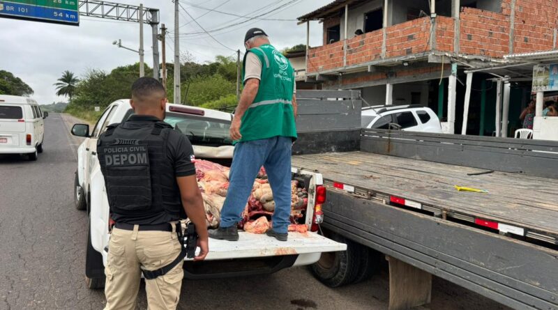 Polícia Civil prende dois homens envolvidos em esquema de abate clandestino