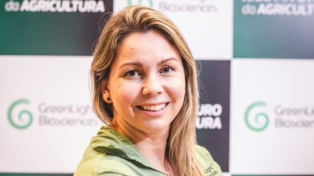 Areadne Zorzetto, Diretora de Marketing e Vendas da GreenLight Biosciences na América Latina (Foto: Divulgação/GreenLight Biosciences).