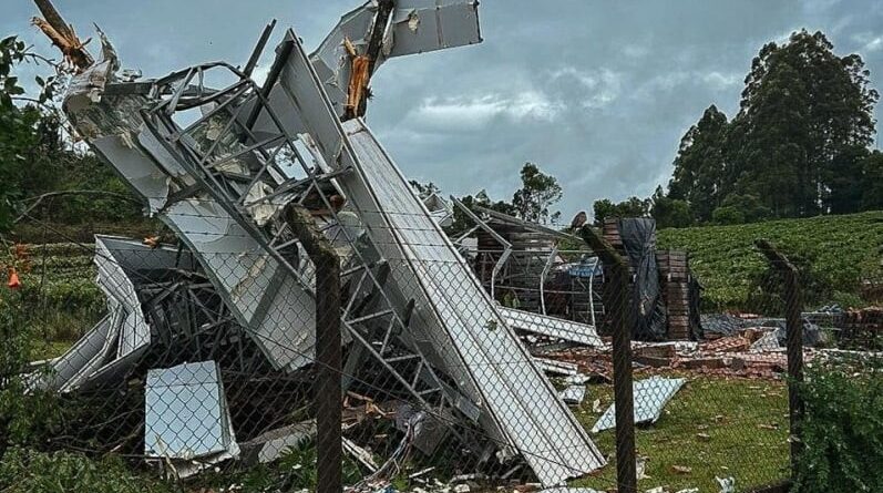 Defesa Civil do RS confirma tornado em cidade da Serra Gaúcha