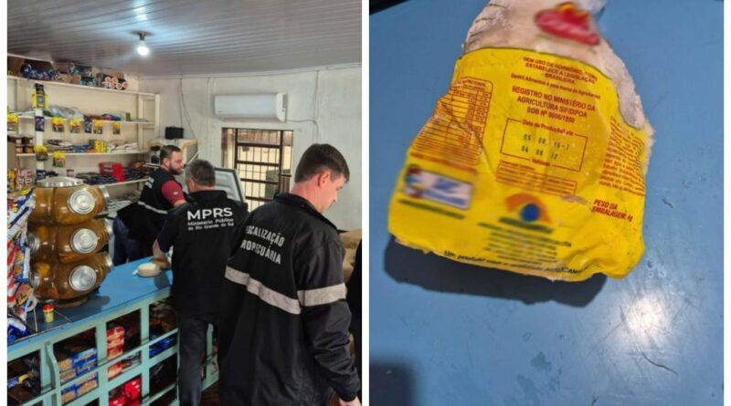 frango vencido e fiscalização de mercado no Rio Grande do Sul