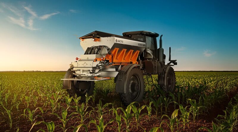 Jacto lança Implemento de adubação 5030 NPK no Show Safra 2026, em Lucas do Rio Verde. Foto: Divulgação/Jacto.