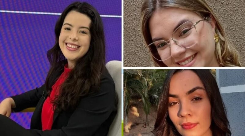 Silvia Beltrame, Larissa Pagani de Morais e Amanda Gorrosterrazú (do alto à dir., em sentido horário)