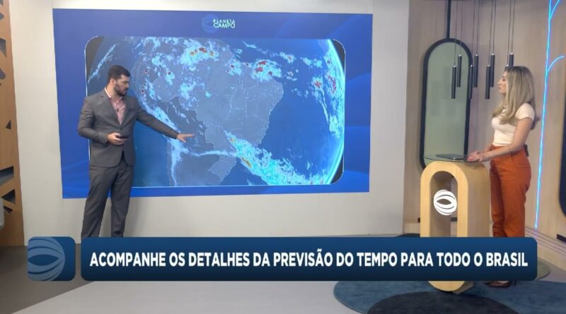 Chuva forte atinge regiões do Nordeste e Centro-Oeste do Brasil