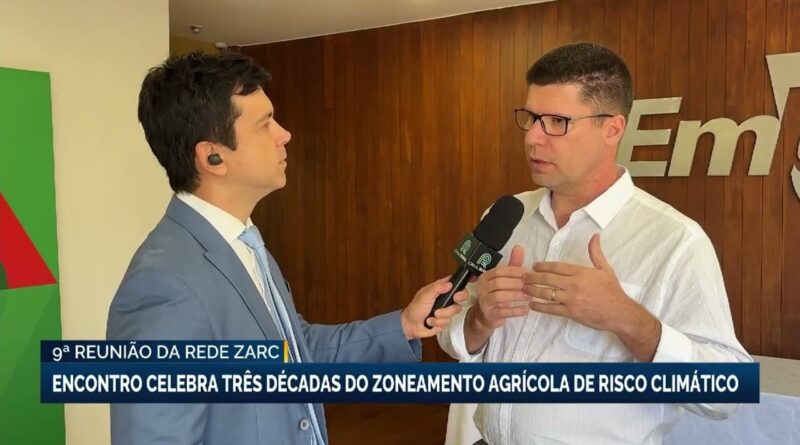 Embrapa celebra 30 anos do zoneamento agrícola de risco climático