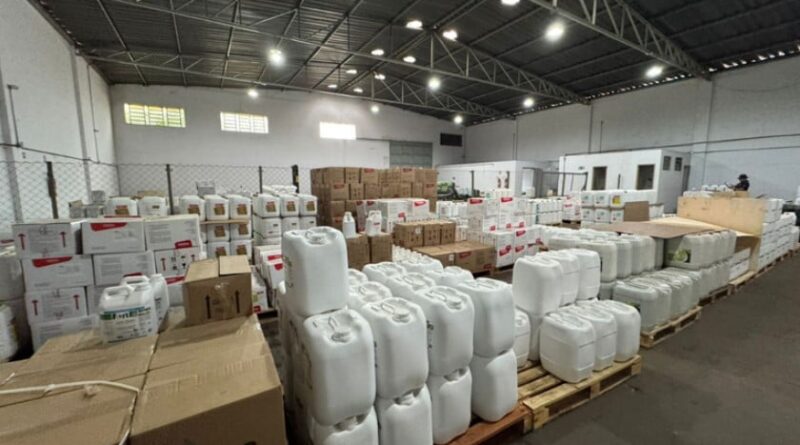 operação contra defensivos falsificados