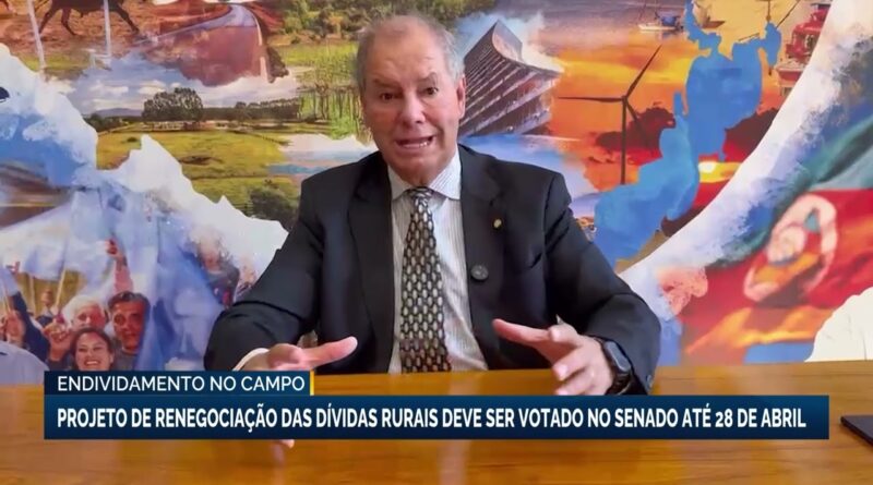 Projeto de renegociação de dívidas rurais será votado até 28 de a