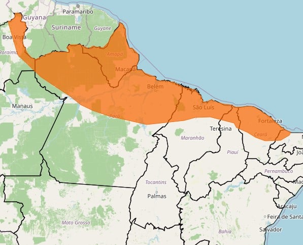 alerta chuvas intensas - dia 13 de maio de 2026
