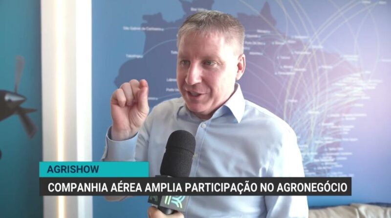 Agro responde por 70% do transporte de cargas e companhia aérea amplia atuação